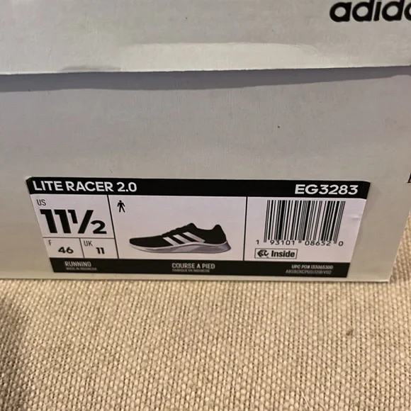 adidas Men's Lite Racer 2.0 Running Shoes/NWT/11.5 - Picture 11 of 16